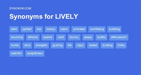 synonym for lively|another word for lively people.